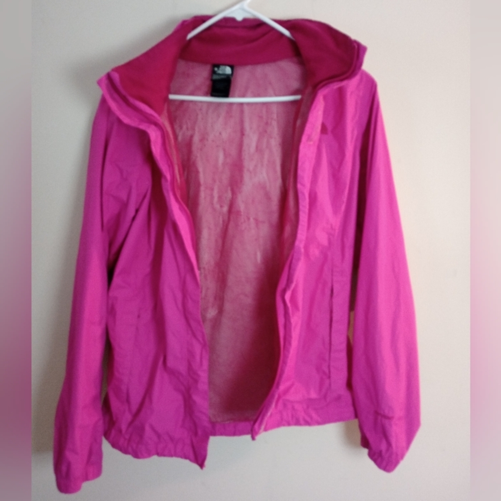 Women's Pink North Face Rain Jacket